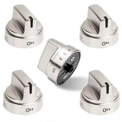 NEW WB03X24818 Control Knob For GE Gas Range Stove 5 Pack