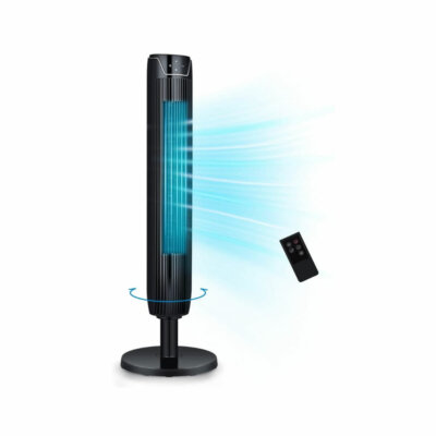 36''/42'' Oscillating Tower Fan 3 Speed Remote Control Timer Senville SENTF-19JRA 