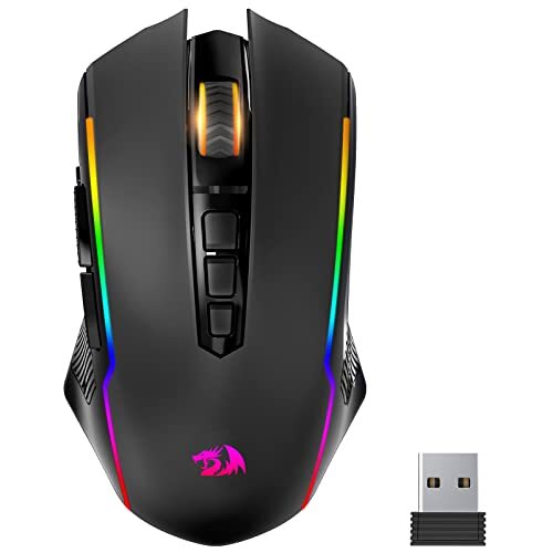 Gaming Mouse, Wireless Mouse Gaming with 8000 DPI, PC Gaming Mice with Fire B...-image