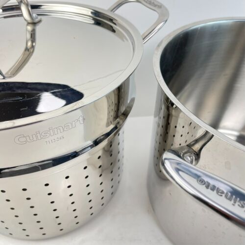 Cuisinart 9 Quart Stockpot Steamer Strainer with Lid 7669-24 - Picture 5 of 8