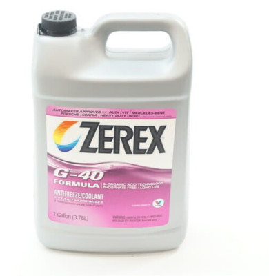 Coolant / Antifreeze - (Pink G40) (1 Gallon)  For PORSCHE 1977+ - OEM ZEREX