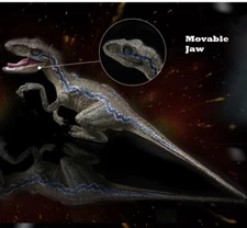 Jurassic Dinosaur Realistic Model Velociraptor Raptor Figure for Kids Dino Toy