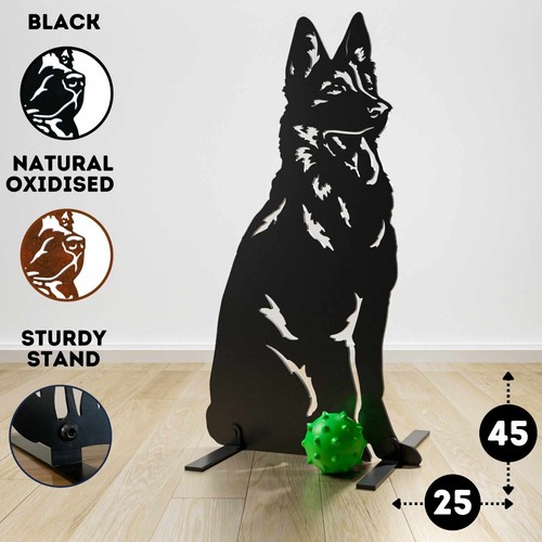 Deutscher Schäferhund Statue Geschenk Besitzer Sie Ihn Wohndeko Garten Ornamente Figur - Bild 3 von 44