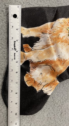 Golden Retriever Dog Cheistmas Stocking Don't Stop Retrievin 18” Velour Black - Picture 4 of 5