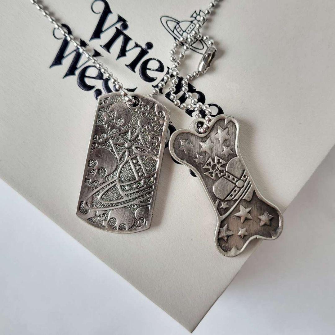 Vivienne Westwood ドックタグプレート　ネックレス　キーホルダー Vivienne Westwood ドックタグプレート キーホルダー ネックレス