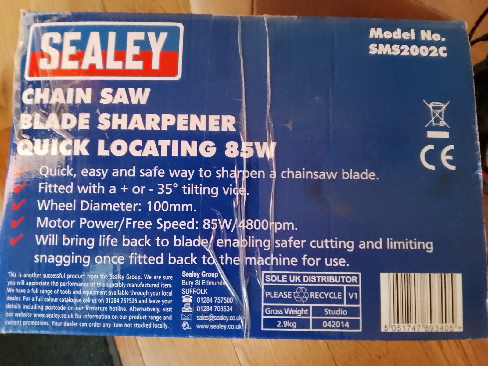 Used Sealey chainsaw sharpener very good condition eBay