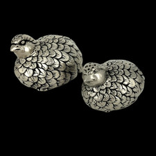 Coppia di Salierine Gucci ( Sale e Pepe ) originali, a forma di quaglia