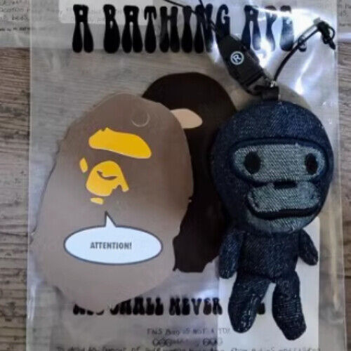 A BATHING APE Baby Milo Store Peluche Bambola Portachiavi Ciondolo Accessori - Foto 11 di 11