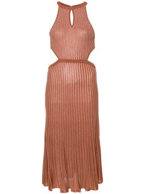 Dress TWINSET Woman color Burnt