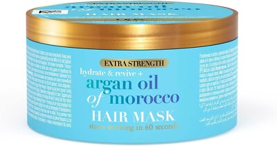 OGX Arganöl Haarmaske 300ml - Extra starke Feuchtigkeitspflege für Schäden