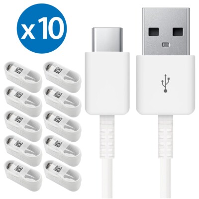10Pack USB-C Type C Fast Charging Cable Samsung Galaxy S24 S23 S22 S21 S20 Ultra