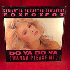 SAM FOX Do Ya Do Ya 1986 UK 3-track 12" vinyl single Extended Version Samantha