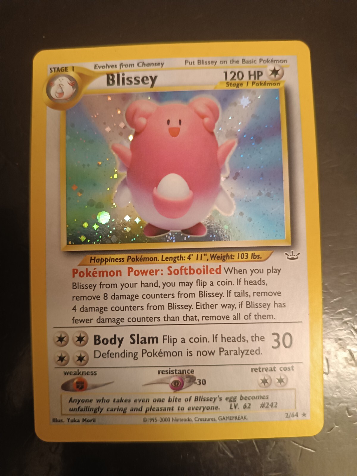 BLISSEY HOLO 2/64 ハピナス 英語版 ポケットモンスター BLISSEY HOLO