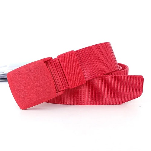 Men Women Quick Release Work Belt Tactical Army Webbing Nylon Military Waistbelt - Picture 13 of 44