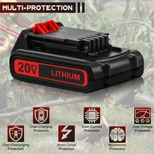 Replacement For Black and Decker 20V 3.0Ah Lithium MAX Battery LBXR20 LBXR2020