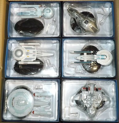 Verschiedene Eaglemoss Star Trek Schiffe mit Magazin (verpackt)