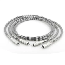 Pair Silver Plated OCC Copper Wire HiFi Audio Amplifier Interconnect RCA Cable