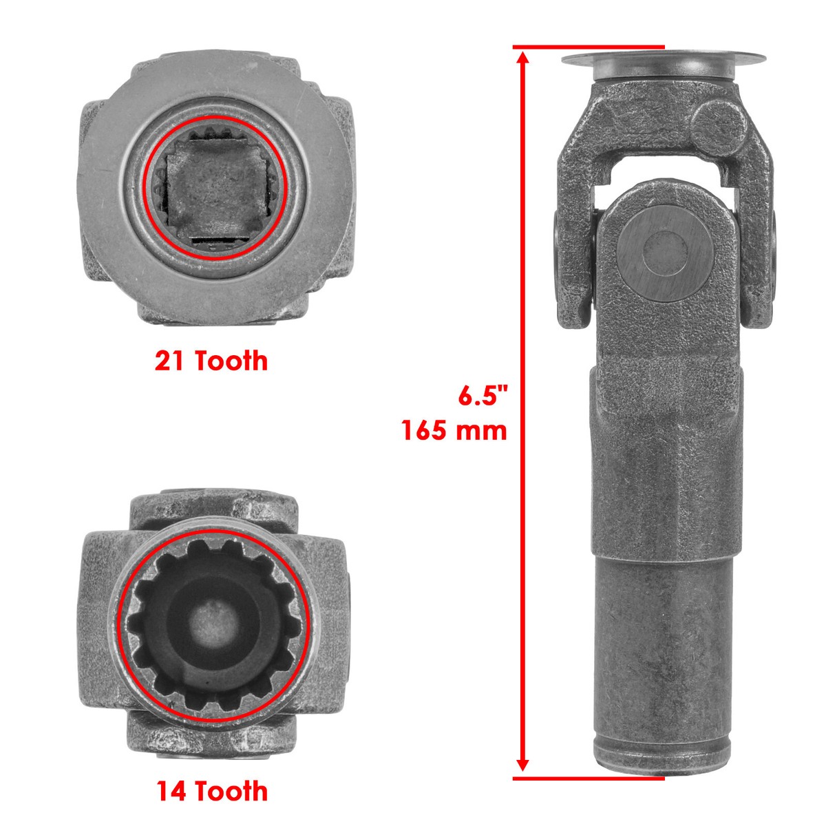 Front Propeller Drive shaft Yokes Housing fits Kawasaki Mule SX