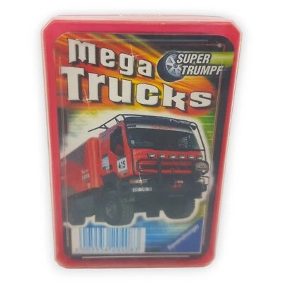 Mega Trucks Super Trumpf Ravensburger Spielkarten 2005 Kartenspiel 204083 Karten - Bild 1 von 3
