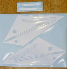 AMF Junior Toy Company Rocket Trike Tricycle Fender Decal Decals Set 1957