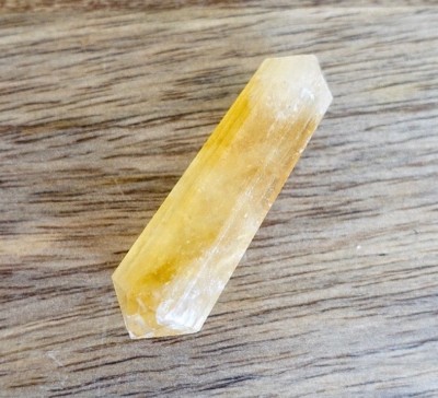 Citrine Quartz Stone Healing Crystal Gemstone Double Point Wand Reiki Energy