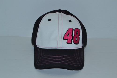 Nascar Jimmie Johnson Hat Cap #48 Living Beyond Breast Cancer Women's ADJ