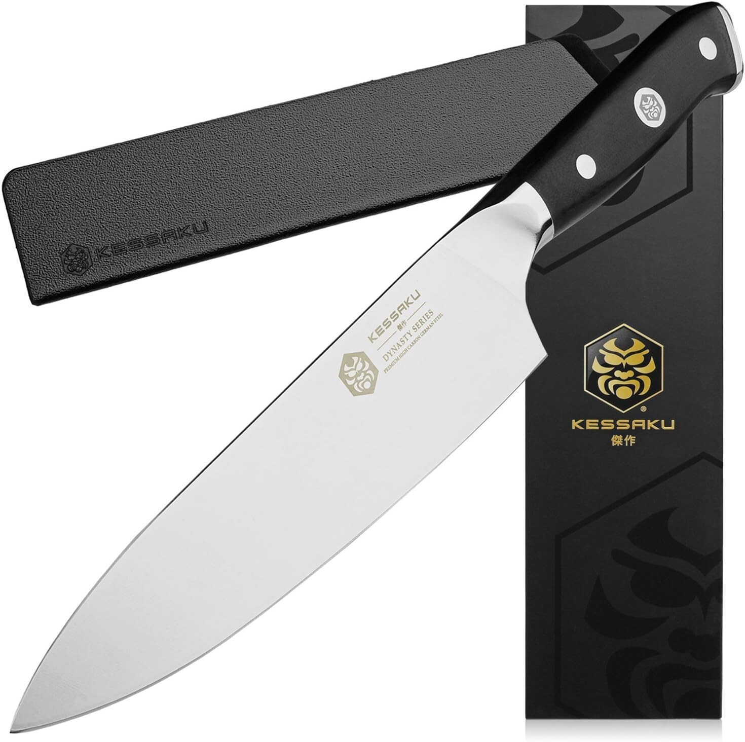Razor Sharp 8-Inch Chef Knife - ThyssenKrupp Steel with Ergonomic G10 Handle