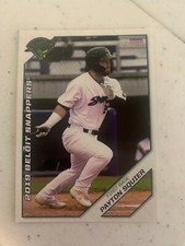 Payton Squier Card 2019 Beloit Snappers Team Card