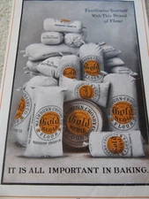 1910 Gold Medal Flour Advertising, Washburn-Crosby Company, Minneapolis, MN