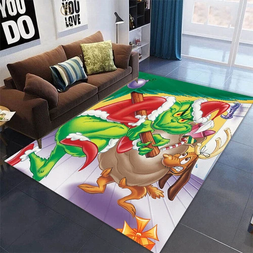 3D Cartoon Boden Teppich Matte Türteppich Vorleger Schlafzimmer Wohnzimmer Antirutsch - Bild 14 von 39