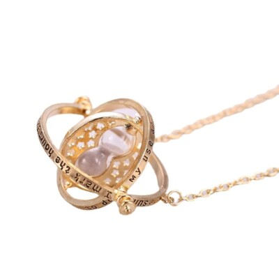 #ad #ad Time Turner Necklace Hourglass Inspired by Harry Potter Hermione Wizarding World $9.99