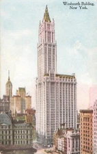 Postcard Woolworth Building, New York Unposted VTG VPC02.