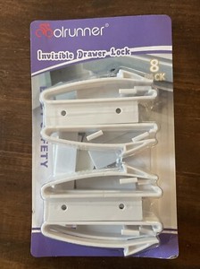 Coolrunner Invisible Drawer Lock 8 Pack