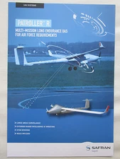 2013 DOCUMENT RECTO VERSO SAFRAN SAGEM UAV PATROLLER R UAS DRONE 