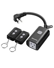 DEWENWILS Outdoor Remote Control Outlet, 2 Re...