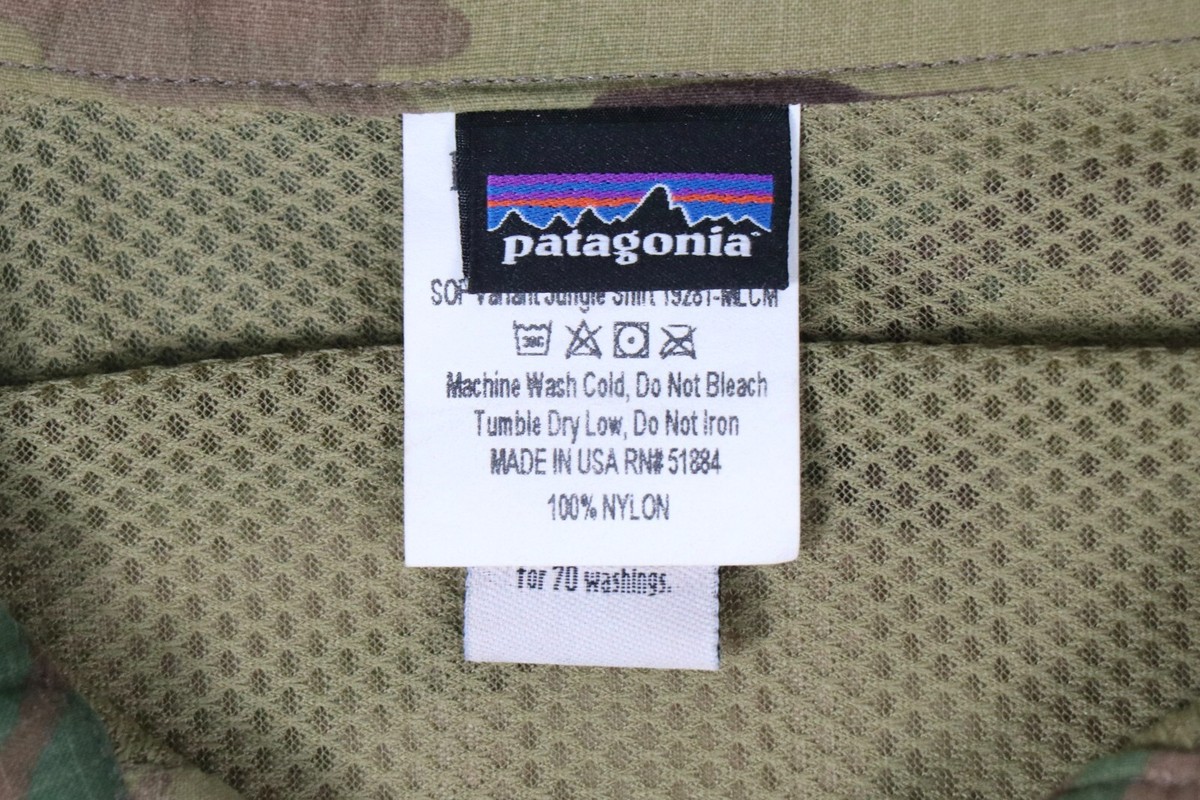 (4182)Patagonia・コンバットジャケットOCP米軍放出 新品タグ付き SOF Jungle Variant Shirt 19281 Multicam Patagonia OCP Jacket