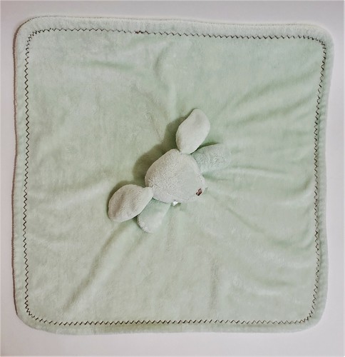 Blankets And Beyond Mint Green Bunny Baby Security Blanket 18 X 18 Inches - 第 4/8 張圖片