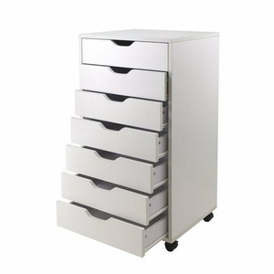 Bowery Hill 7 Drawer File Cabinet In White 705641504268 Ebay