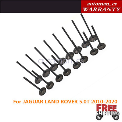 16 PCS Intake & Exhaust valve For Land Rover Range Rover Sport 5.0 V8 2010-2020