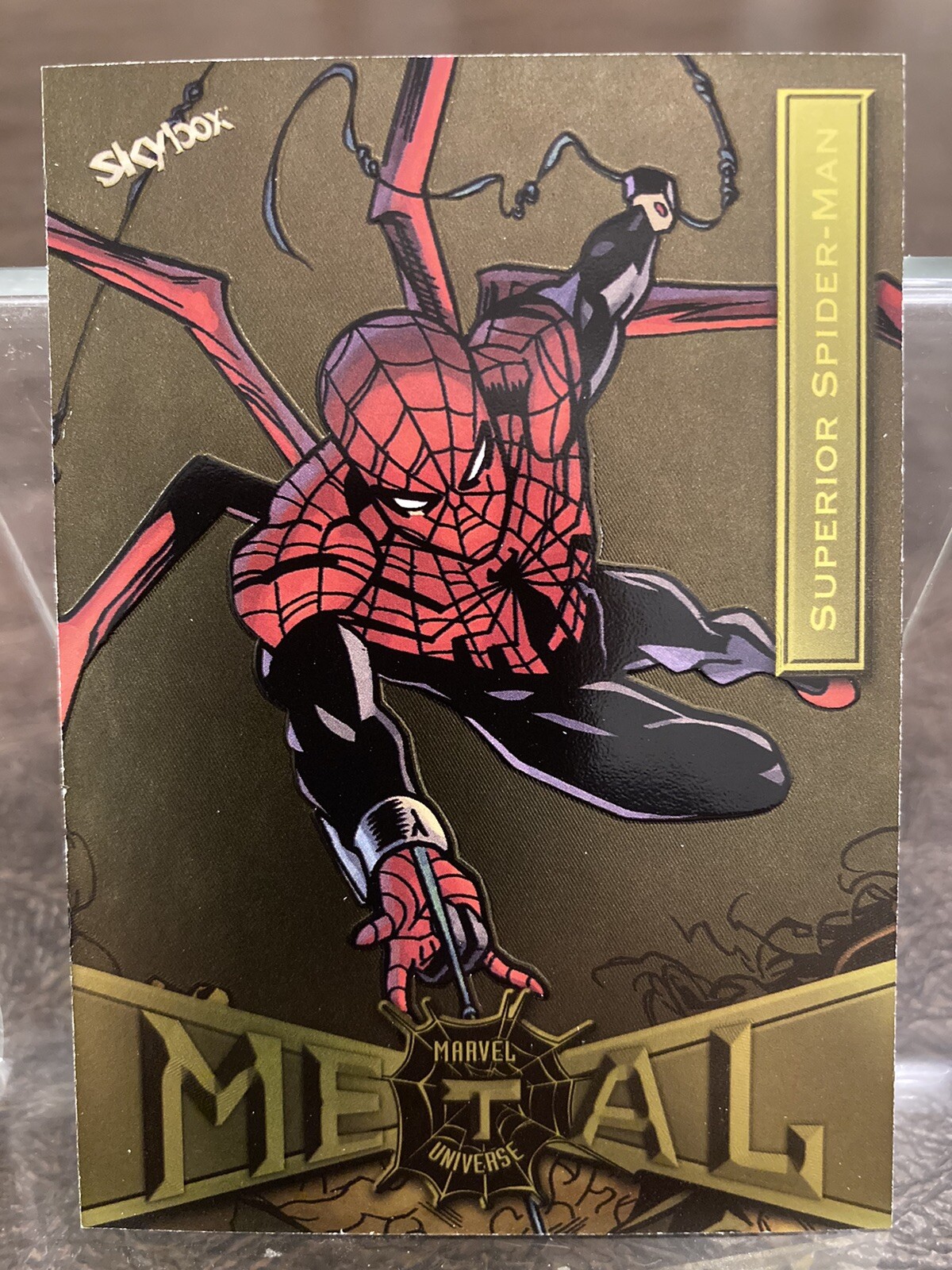 2021 Skybox Marvel Metal Universe Superior Spider-Man SP Yellow FX Parallel #88