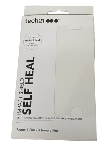 Tech21 Premium Screen Protector Self Heal Impact Shield iPhone 8+ 7+ 6S+ 6+ Plus - Picture 1 of 3
