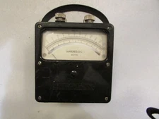 WESTON ELECTRICAL INSTRUMENT AMPERES MODEL 931 29102 DC METER