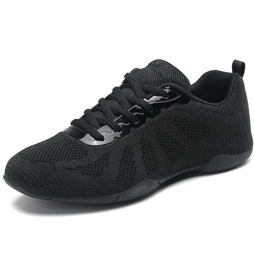 Girls Cheerleading Shoes Youth Cheer Shoes Girls Cheerleading 2 Big Kid Black - Picture 3 of 8