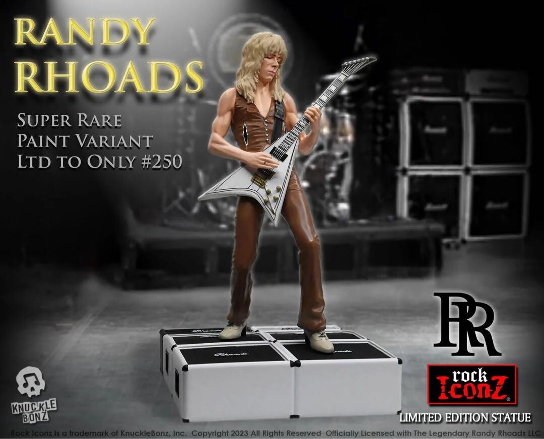 Randy Rhoads Jackson RRV Rock Iconz Statue 1/9 Figure Randy Rhoads Jackson RRV Rock Iconz Statue 1/9 Figure
