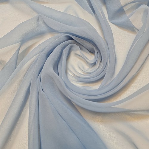 Crepe Chiffon Material Sheer Wedding Decor Dress Drape Craft Fabric 44" By Meter - Picture 57 of 106