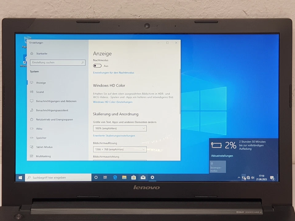 Lenovo Ideapad 240GB SSD 8GB Notebook Laptop Win.10 15,6 USB3 HDMI" - Bild 2 von 4