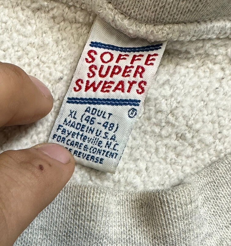 Sudadera vintage de lucha libre North Fayette de los 80’s para hombre talla XL Foto 4 de 4