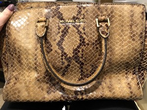 michael kors python handbag