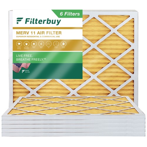 Filterbuy 17x20x1 Pleated Air Filters, Replacement for HVAC AC Furnace (MERV 11) - Picture 14 of 15