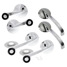 1953-1964 Chevy Car Replacement Interior Door Handleswindow Cranks Set
